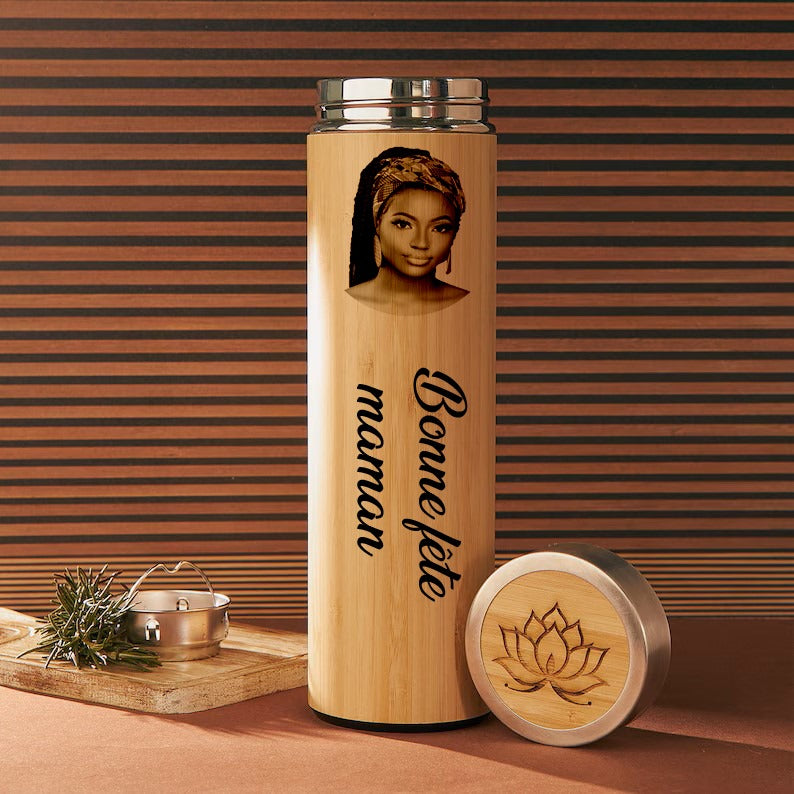 Gourde en bois personnalisable