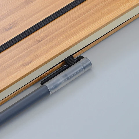 Bloc note en bois + stylo personnalisables